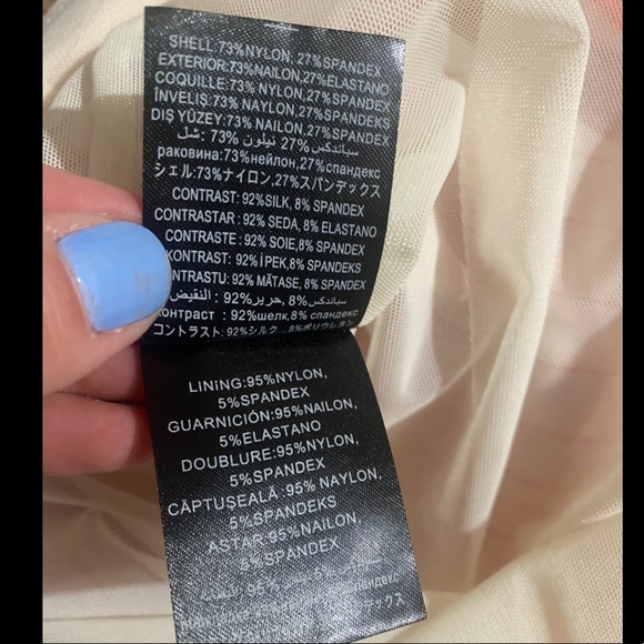 Peach, Orange & Red Halter Dress - Picture 7 of 11